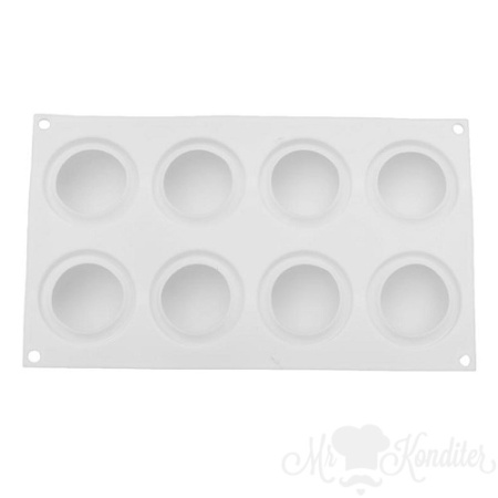 Силиконовая форма Сфера 3D 8 ячеек